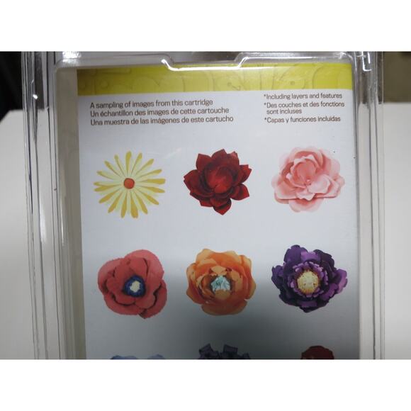 Cricut Art Cartridge Giant Flowers Up To 50 Images NIB Sealed - Picture 4 of 9